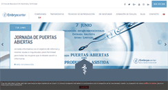Desktop Screenshot of embryocenter.es