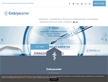 Tablet Screenshot of embryocenter.es